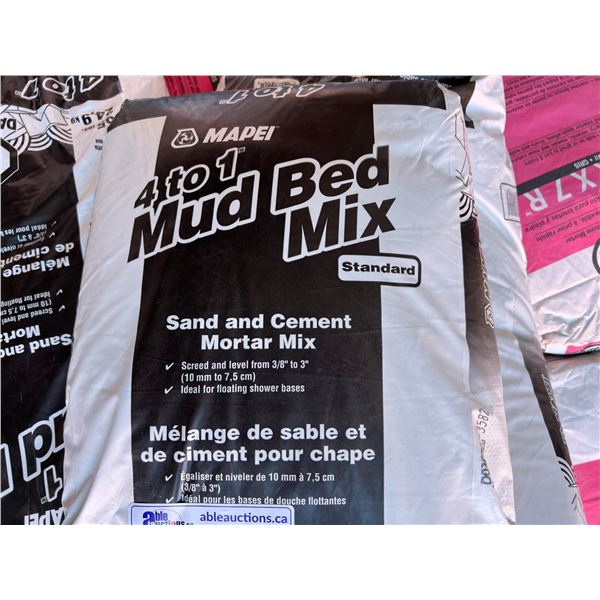 MAPEI 4 TO 1 MUD BED MIX SAND AND CEMENT MORTAR MIX 4 X 50LB GAS Able Auctions MAPEI 4 TO 1 MUD BED MIX SAND AND CEMENT MORTAR MIX 4 X 50LB GAS Able Auctions