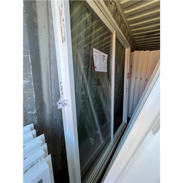 MILGARD WINDOWS & DOORS -SLIDING GLASS DOOR - APPROX. 72" X 80" - RIGHT HAND - TEMPERED GLASS