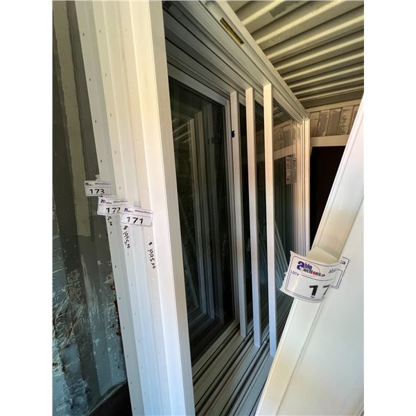 MILGARD WINDOWS & DOORS -SLIDING GLASS DOOR - APPROX. 72" X 80" - LEFT HAND - TEMPERED GLASS