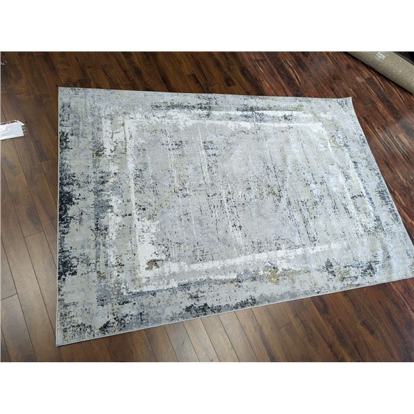 SUNSHINE RUGS INC 5' X 8' AREA RUG "STELLA 1094 CREAM GREY" - MADE IN TURKEY