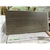 Image 2 : CERAMIC TILE "BROWN WOOD GRAIN STYLE" 12" X 24" X 7 PCS X 14 SQ FT PER BOX X APPROX 57 BOX - TOTAL