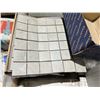 Image 2 : MIXED LOT. 5 BOXES TAN 12X12" MOSAIC CERAMIC TILE. 55 SQ FT PLUS 4 BOXES 8X8" GREY TILES. APPROX 40