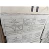 Image 2 : PAMESA CERAMIC TILE "GLOSS WHITE" 8" X 24" X 9 PCS X 12 SQ FT BOX X 24 BOXES TOTAL COVERAGE APPROX