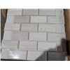 Image 2 : WHITE OAK SUBWAY TILES 11.81" X 12" X 10 PCS BOX X 10 SQ PER BOX X 9 BOXES TOTAL COVERAGE APROX 90