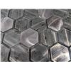 Image 2 : GLASS & BRUSHED STAINLESS STEEL MOSAIC BACK SPLASH 11 PCS PER BOX 11 SQ PER BOX X 6 BOXES -TOTAL