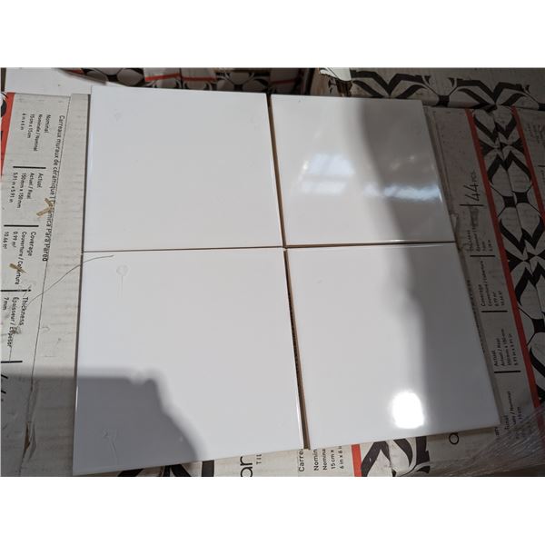 ANATOLIA  CERAMIC TILE 6  X 6  X 44 PCS BOX X 22 SQ FT PER BOX X 41 BOX APPROX - TOTAL COVERAGE