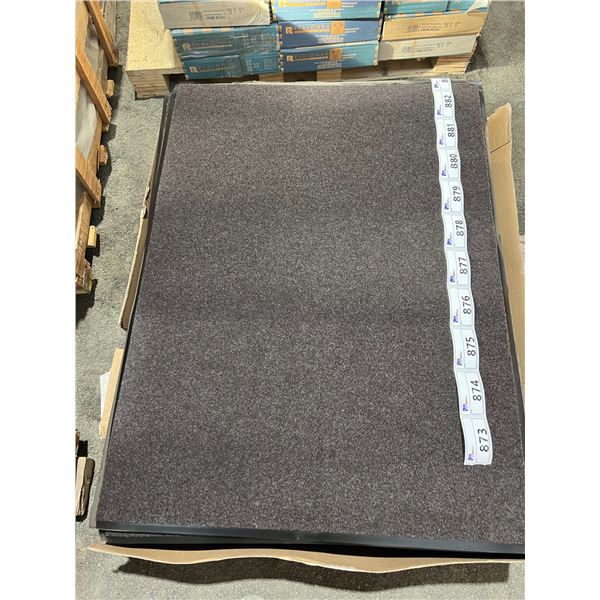 2 X SURVIVOR 3'X4' HEAVY DUTY INDOOR/OUTDOOR UTILITY MATS-BROWN