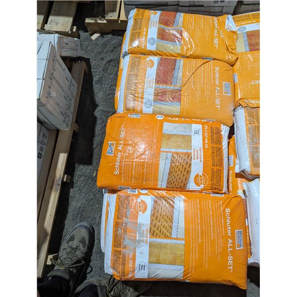 SCHLUTER ALL-SET SPECIALIZED MODIFIED MORTAR X 4 (50 LB) BAGS