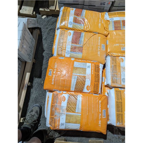 SCHLUTER ALL-SET SPECIALIZED MODIFIED MORTAR X 4 (50 LB) BAGS