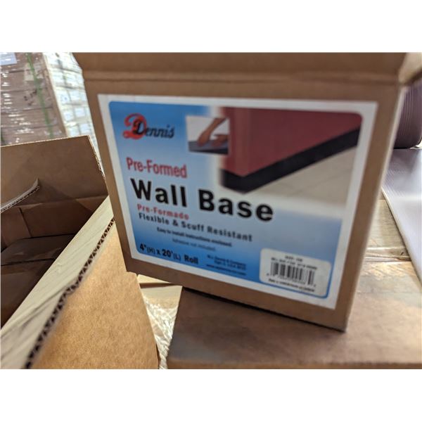 DENNIS WALL BASE - 4" X 20" "SATIN BROWN" X 4 PER CASE X 54 CASES - TOTAL COVERAGE APPROX 4300LF