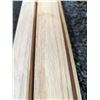 Image 2 : APPROX 95 LINEAR FT CLEAR RED OAK REDUCER STRIP. 1 1/2X3/8"