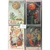 Image 2 : Halloween Holiday Greeting Album of 32 Postcards