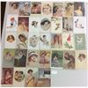 Image 2 : Pretty Lady Greeting Postcards - Many Signed 35+