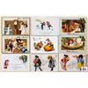 Image 2 : Brundage Signed Artist Holiday Greeting Postcards 36