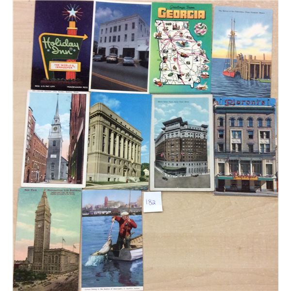 Sorted States USA Box 600+ Postcards