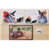 Image 2 : Halloween Holiday Greeting Postcards 7 Total