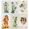 Image 1 : 20 Full Silk Valentine's Day Holiday Greeting Postcards