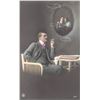 Image 2 : Set of 6 Tinted Real Photo Man Smoking Dreams Postcards