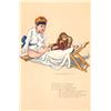 Image 2 : 5 Postcards by Dudovich Child Playing with Doll & Monkey