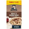 Image 1 : NEW BOX OF 18 PACKS WITH QUAKER INSTANT OATMEAL