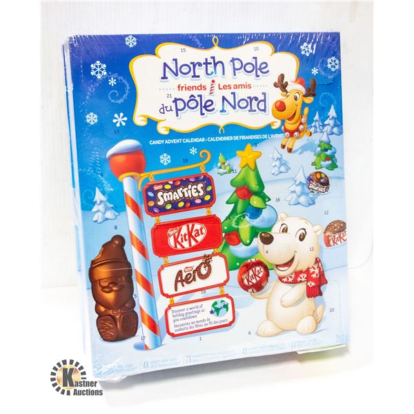 4 NEW CANDY ADVENT CALENDARS - 96 PIECES OF