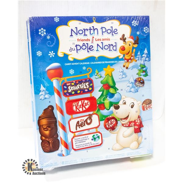 4 NEW CANDY ADVENT CALENDARS - 96 PIECES OF