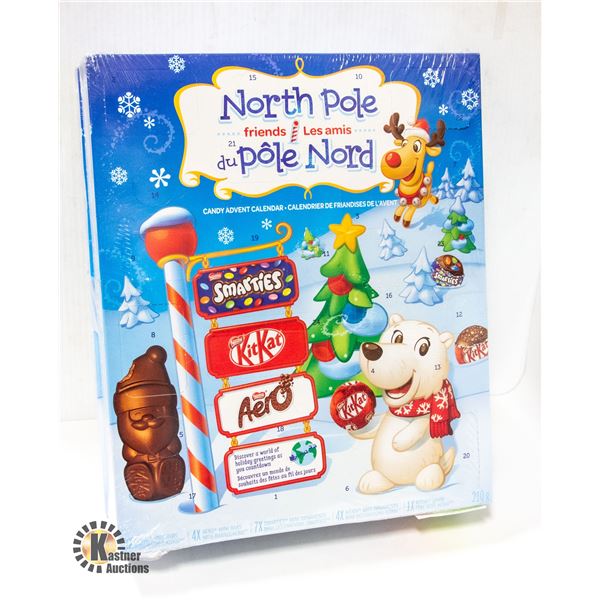 4 NEW CANDY ADVENT CALENDARS - 96 PIECES OF