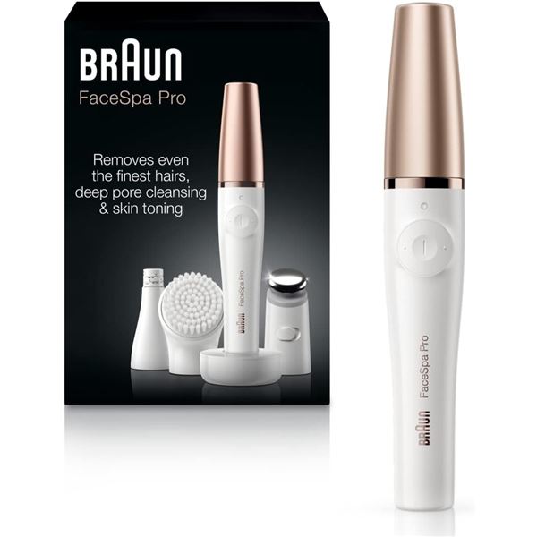 NEW BRAUN FACESPA PRO 911 FACIAL EPILATOR WITH