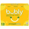 Image 1 : NEW CASE OF 12 BUBLY SPARKLING WATER - PINEAPPLE