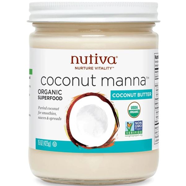 NEW CASE OF 2 X 425G BOTTLES OF NUTIVA  ORGANIC