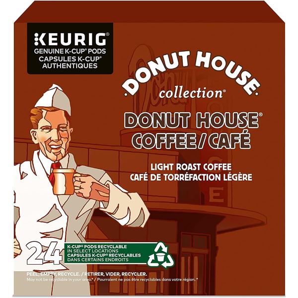 NEW DONUT HOUSE COLLECTION 24 PACK KEURIG COFFEE