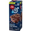 NEW BOX OF 40 FIBER ONE CHOCOLATE FUDGE BROWNIES