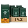 NEW CASE WITH 6 BAGS OF STARBUCKS CARAMEL GROUND