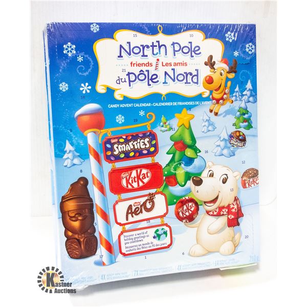 4 NEW CANDY ADVENT CALENDARS - 96 PIECES OF