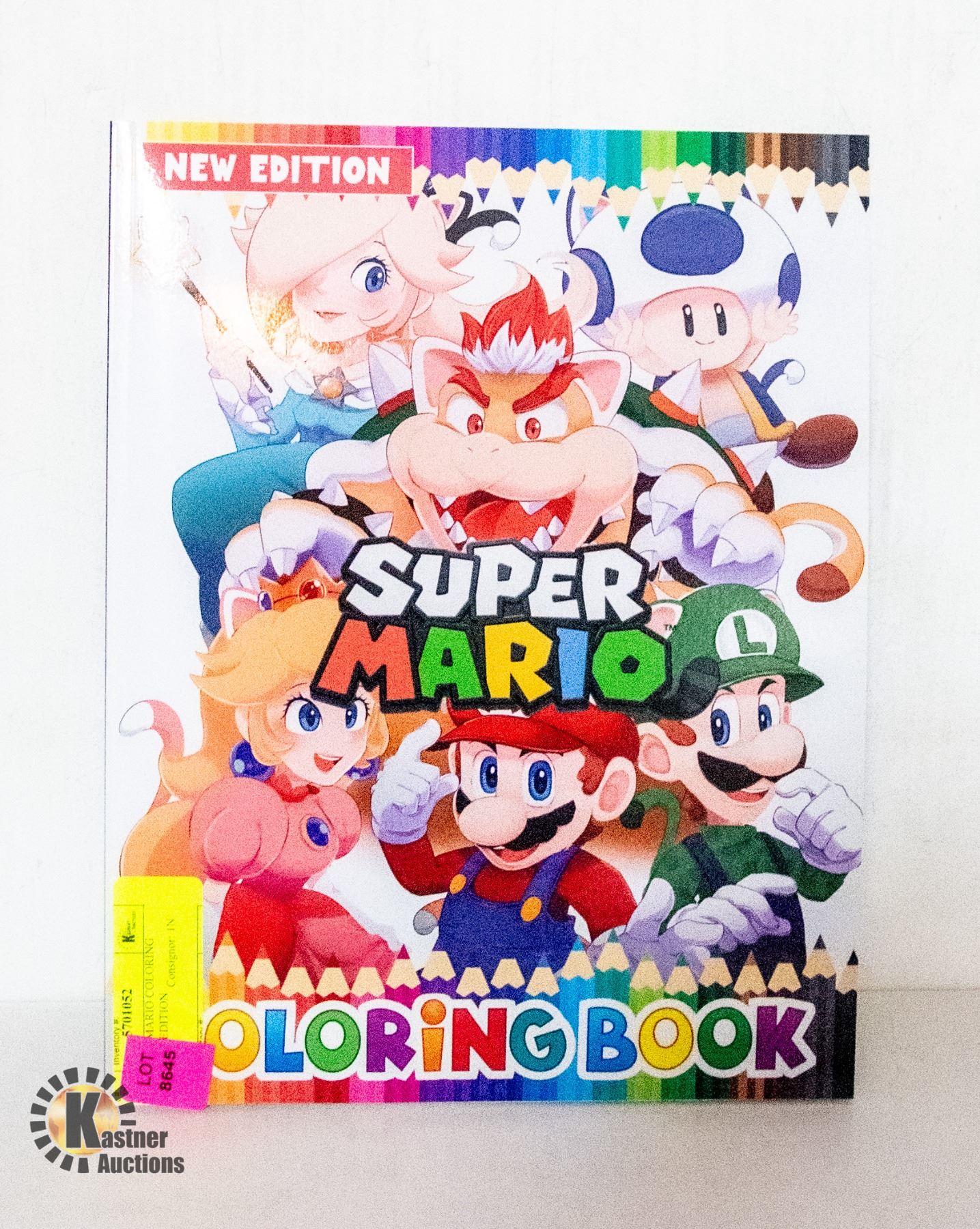 Mario Spike Shell Color Book NEW SUPER MARIO COLORING BOOK, NEW EDITION