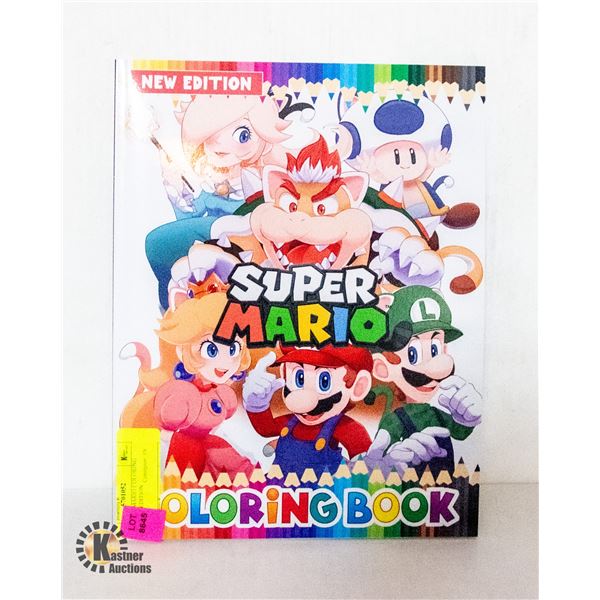 NEW SUPER MARIO COLORING BOOK, NEW EDITION