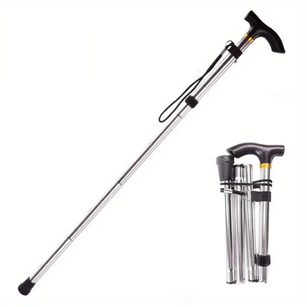 LIGHTWEIGHT & ADJUSTABLE TREKKING POLE - FOLDABLE