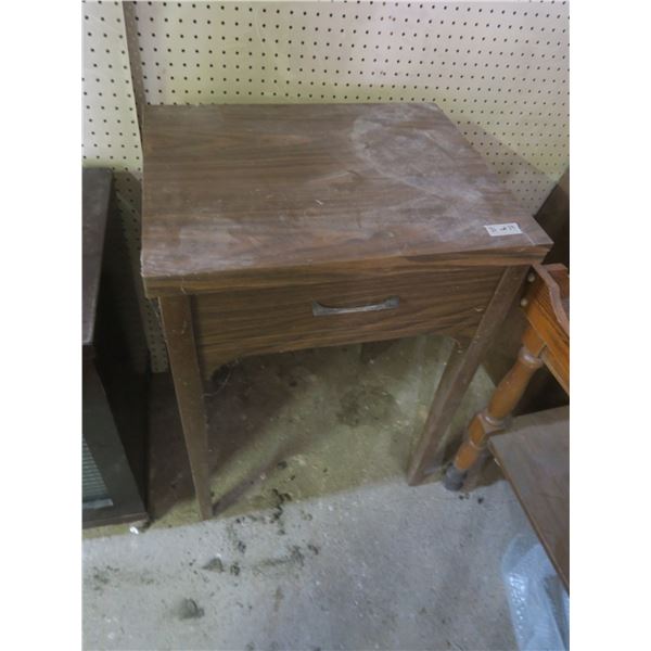 wooden sewing machine stand - 22"x18"x31.5"H