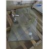 Image 2 : clear glass sink - 39.5"x22"