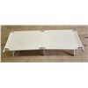 Image 1 : President's Choice (PC), white folding camping cot/bed