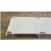 Image 2 : President's Choice (PC), white folding camping cot/bed