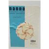 Image 2 : 3 New "Nanna" petal/flower ceiling lights - in box, unused