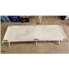 Image 1 : President's Choice (PC), white folding camping cot/bed
