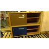 Image 2 : 3 – ¾ “ plywood storage cabinets w/sliding doors (l-60”,w-30”,h-24”)