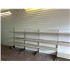 Image 1 : 256: 5 sections of wall shelving