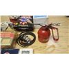 Image 3 : Misc. Vehicle hardwares - Spark plugs, oiler, 1 7/8" hitch ball, block heater, etc.