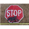 Image 2 : Stop sign w/ graffiti