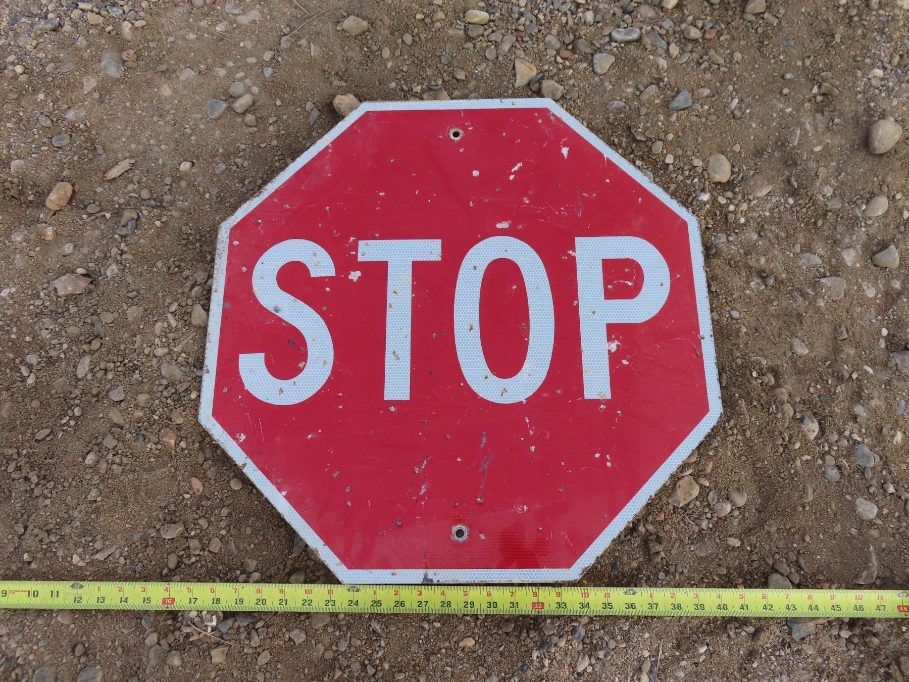 Normal Sized Stop Sign medium sized stop sign - Schmalz Auctions