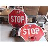Image 1 : School Bus Stop Sign Assembly - Stop Sign x 2 (each side), Arm/Mounting  Bracket, Lights