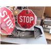Image 3 : School Bus Stop Sign Assembly - Stop Sign x 2 (each side), Arm/Mounting  Bracket, Lights